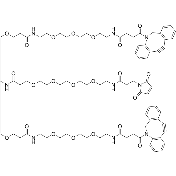 Mal-PEG4-bis-PEG3-DBCO